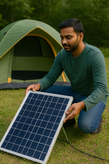 15W 12V Portable Solar Panel Kit – Rugged, Rechargeable &amp; Ready for Anything