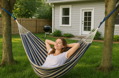 Wholesale Outdoor Camping Multicolor Canvas Double Hammock