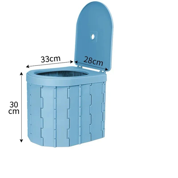 Outdoor Camping Car Portable Folding Toilet – Compact Travel Toilet for Camping, RV & Emergency Use