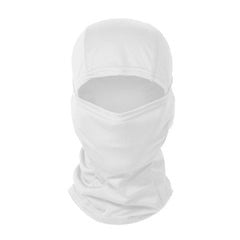 White Thermal Balaclava Face Mask – Cold Weather Full-Head Protection for Winter Sports & Outdoor Training