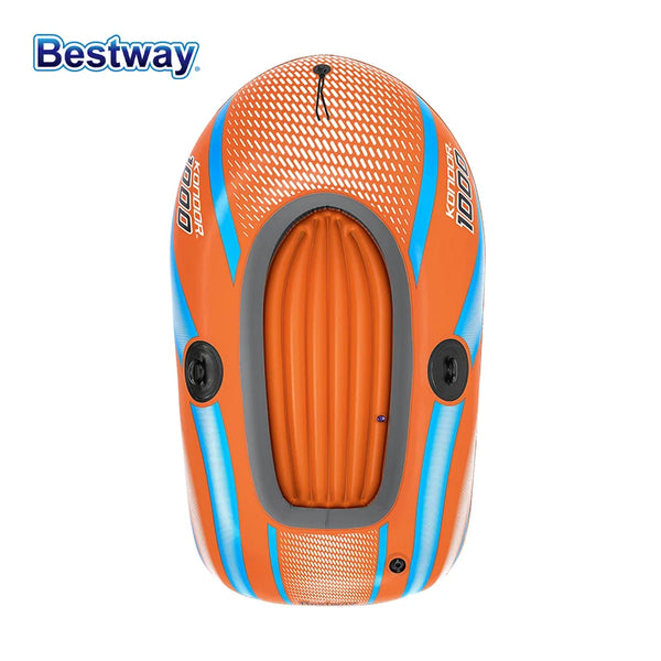 Bestway 61136/61140/61142/61146 1-3 Person Heavy Duty Inflatable Kayak - Long Lasting PVC Rafting Adventure Boat for Thrilling