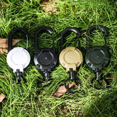 New Outdoor Automatic Retractable Wire Rope Luya Anti-theft  Keychain Telescopic Keychain Retractable Hook Tool