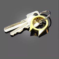 Self-defense cat ear ring window breaker women's anti-wolf men's single finger buckle carry defense spikes finger tiger