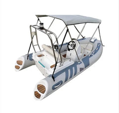 Caroline Boat With Top Cover Sun Shade Rib 390 Semi RIB Hypalon/PVC