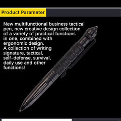 High Quality Metal Military Tactical Pen School Student Office Ballpoint Pens Emergency Glass Breaker Self Defense EDC Supplies