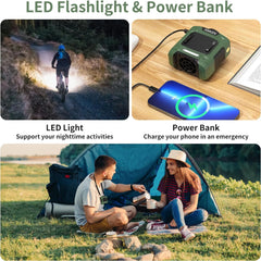 Stay Cool Anywhere with the Ultimate Wearable Clip-On Fan – 10,000mAh Power for All-Day Comfort