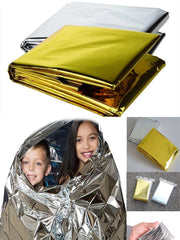 Emergency Thermal Poncho Blanket