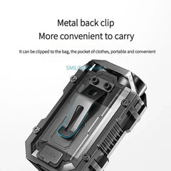 Rechargeable LED+COB Mini Multifunctional Flashlight Portable Outdoor Camping Emergency Keychain Light