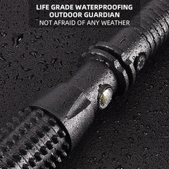 Spike lamp pole strong light charging outdoor ultra-bright multifunctional car self-defense window patrol flashlight