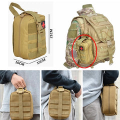 First Aid Kit Emergency Outdoor Hunting Car Emergency Camping Survival Tool EDC Bag