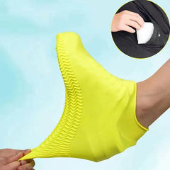 Reusable Non-Slip Rain Rubber Rain Boot Overshoes For  Rainy Days