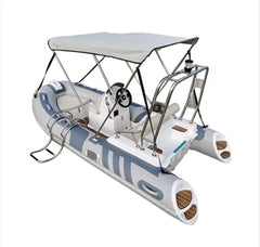 Caroline Boat With Top Cover Sun Shade Rib 390 Semi RIB Hypalon/PVC