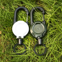 New Outdoor Automatic Retractable Wire Rope Luya Anti-theft  Keychain Telescopic Keychain Retractable Hook Tool