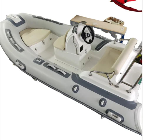 Caroline Boat With Top Cover Sun Shade Rib 390 Semi RIB Hypalon/PVC
